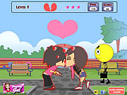 Флеш игра онлайн Поцелуй мне, что я эмо
